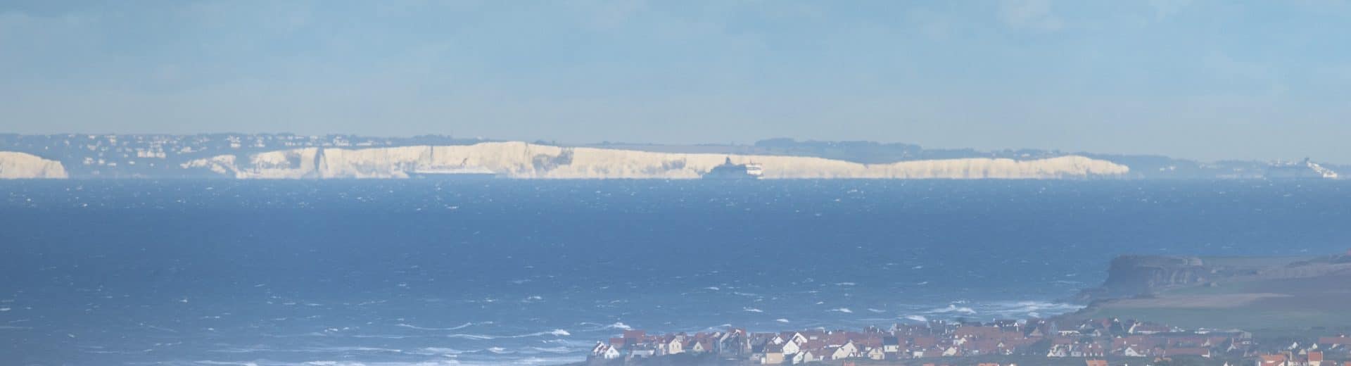 Vue sur les côtes anglaises ©Fabien Coisy