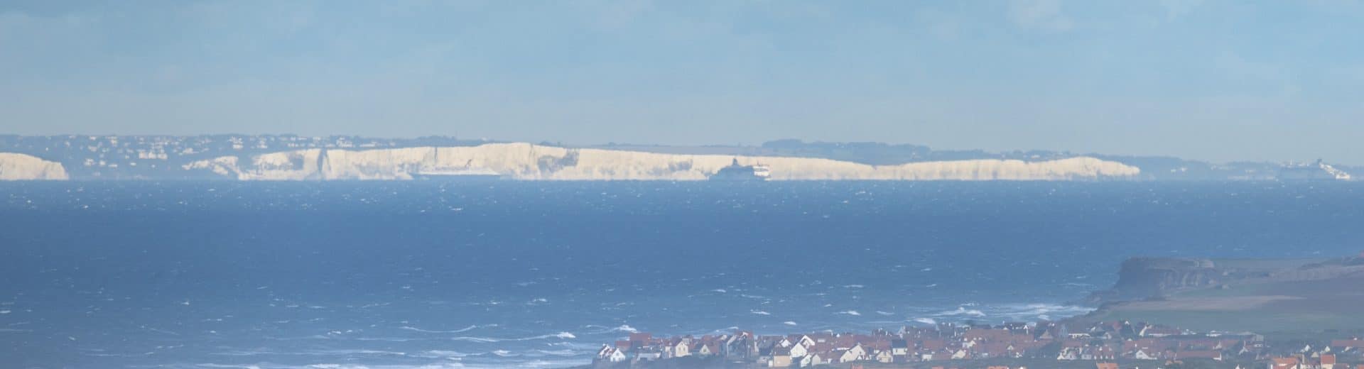 Vue sur les côtes anglaises ©Fabien Coisy